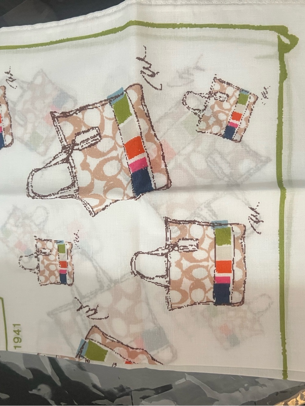 RARE Coach LEGACY Scarf with Box!  COLLECTORS ITEM